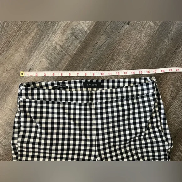 Talbots Chatham Ankle Gingham Pants- Size 12 - Picture 8 of 10